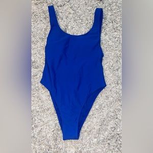 Dark Blue One Piece Swim